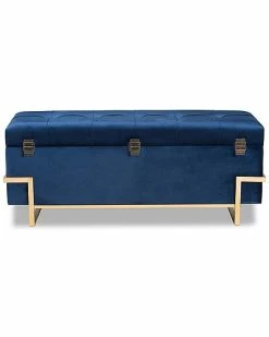 Baxton Studio Parker Storage Ottoman Home -Shop Style Sales 3050828761 RLLD 4