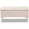 Baxton Studio Mabel Storage Ottoman Home