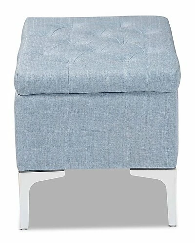 Baxton Studio Mabel Storage Ottoman Home 5 Baxton Studio Mabel Storage Ottoman Home - Image 3
