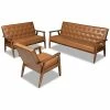 Baxton Studio Rrento 3pc Living Room Set Home -Shop Style Sales 3050828857 RLLD 1