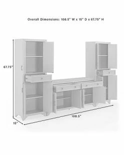 Crosley Furniture Tara 3Pc Entertainment Set Home -Shop Style Sales 3050843111 RLLD 3