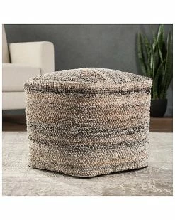 Jaipur Living Ramada Indoor Outdoor Striped Cube Pouf Home -Shop Style Sales 3050846789 RLLD 2