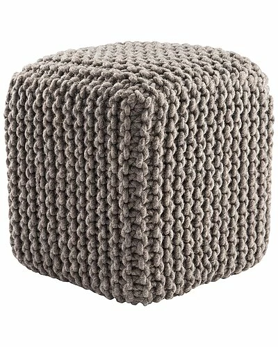 Jaipur Living Nata Textured Cuboid Pouf Home 3 Jaipur Living Nata Textured Cuboid Pouf Home