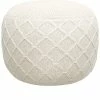 Pasargad Home Santorini Collection Cotton Pouf -Shop Style Sales 3050850006 RLLD 1