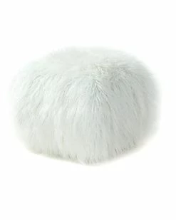 Pangea Lammy Square Cube Faux Fur Home