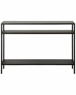 Abraham + Ivy Ricardo Console Table With Metal Shelves Home