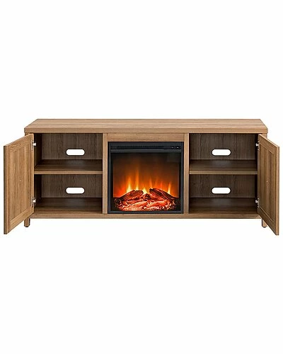 Abraham + Ivy Granger TV Stand With Log Fireplace Insert Home 4 Abraham + Ivy Granger TV Stand With Log Fireplace Insert Home - Image 2