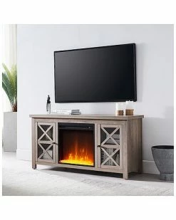 Abraham + Ivy Colton TV Stands With Crystal Fireplace Insert Home -Shop Style Sales 3050858377 RLLD 3
