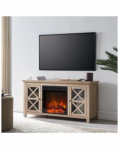 Abraham + Ivy Colton TV Stand With Log Fireplace Insert Home 5 Abraham + Ivy Colton TV Stand With Log Fireplace Insert Home - Image 3
