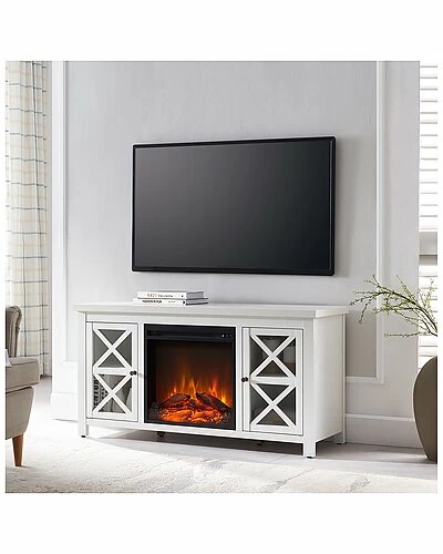 Abraham + Ivy Colton TV Stand With Log Fireplace Insert Home 5 Abraham + Ivy Colton TV Stand With Log Fireplace Insert Home - Image 3