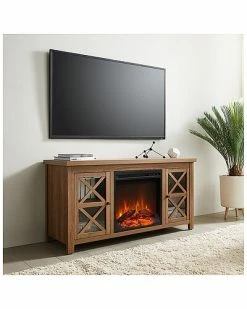 Abraham + Ivy Colton TV Stand With Log Fireplace Insert Home 7 Abraham + Ivy Colton TV Stand With Log Fireplace Insert Home -Shop Style Sales 3050858381 RLLD 3