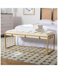 Safavieh Thalam Channel Tufted Bench Home -Shop Style Sales 3050862896 RLLD 4