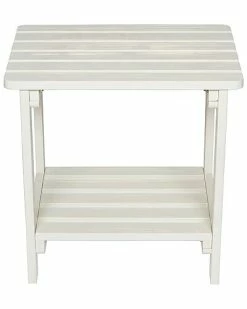 Shine Co. Indoor/Outdoor Side Table With Hydro-Tex Finish Home
