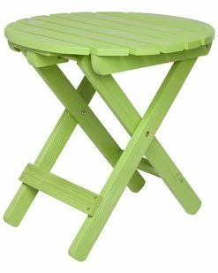 Shine Co. Adirondack Folding Table With Hydro-Tex Finish Home