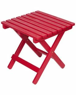 Alternative view of Shine Co. Adirondack Folding Table With Hydro-Tex Finish Home