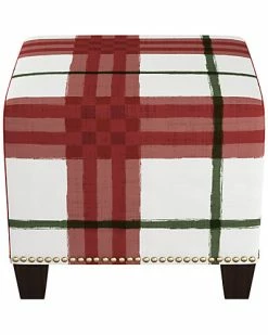 Alternative view of Skyline Furniture Square Ottoman Home
