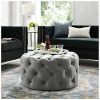 Inspired Home Desiree Velvet Cocktail Ottoman -Shop Style Sales 3050875004 RLLD 1