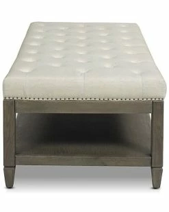 Jennifer Taylor Home Sylvan Farmhouse Oak Tufted Cocktail Storage Ottoman -Shop Style Sales 3050880657 RLLD 3
