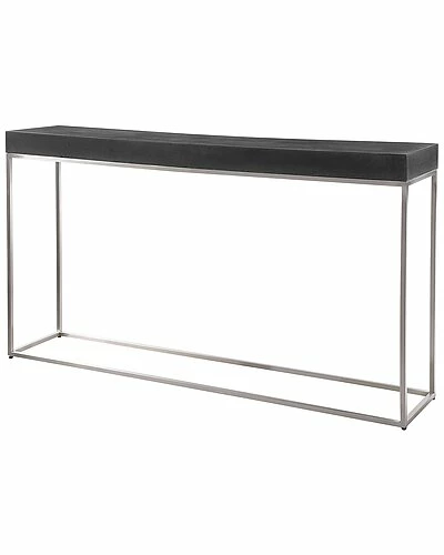 Uttermost Jase Black Concrete Console Table Home 3 Uttermost Jase Black Concrete Console Table Home