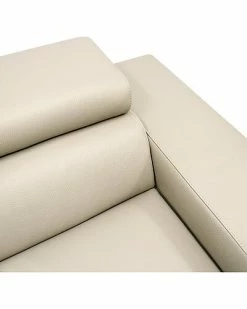 Pasargad Home Italian Leather Upholstered Sofa With Adjustable Headrests -Shop Style Sales 3050886750 RLLD 5