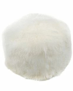 Moe's Home Collection Lamb Fur Pouf