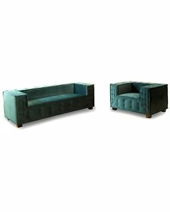 Chic Home Bryant Teal Sofa -Shop Style Sales 3050889446 RLLD 4