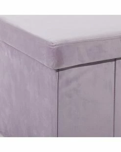 Peyton Lane Modern Square Pink Polyester Storage Stool Home 13 Peyton Lane Modern Square Pink Polyester Storage Stool Home -Shop Style Sales 3050889461 RLLD 6