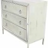 Peyton Lane Glam White Wood Chest Home
