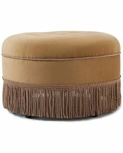 Jennifer Taylor Home Yolanda Upholstered Round Accent Ottoman -Shop Style Sales 3050909317 RLLD 2