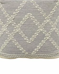 Peyton Lane Ight Grey Cotton Bohemian Pouf Home -Shop Style Sales 3050911633 RLLD 4