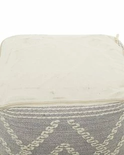 Peyton Lane Ight Grey Cotton Bohemian Pouf Home -Shop Style Sales 3050911633 RLLD 5