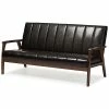 Design Studios Nikko 3-Seat Sofa- Brown Home