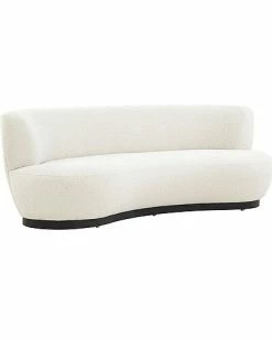 Safavieh Couture Boucle Curved Back Sofa Home