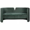 Sagebrook Home Pleated Velveteen Sofa -Shop Style Sales 3050916985 RLLD 1