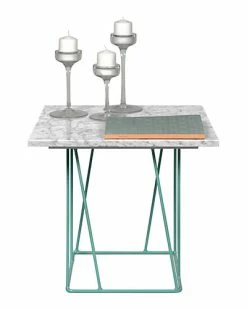 Alternative view of TEMAHOME Helix Marble Side Table