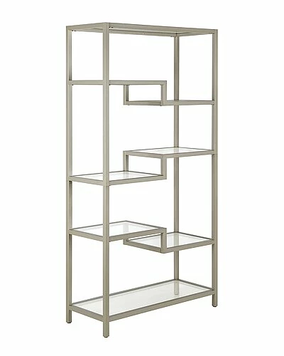 Abraham + Ivy Johann Satin Nickel Bookcase Home 3 Abraham + Ivy Johann Satin Nickel Bookcase Home