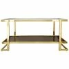 Sagebrook Home Metal/Marble Glass Console Table -Shop Style Sales 3050925402 RLLD 1