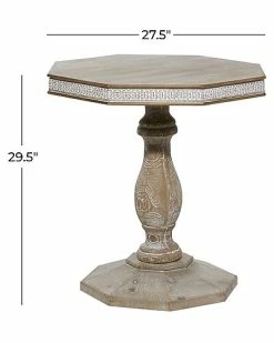 Peyton Lane Handmade Carved Accent Table Home 8 Peyton Lane Handmade Carved Accent Table Home -Shop Style Sales 3050940743 RLLD 3