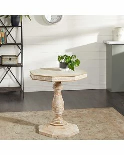 Peyton Lane Handmade Carved Accent Table Home 9 Peyton Lane Handmade Carved Accent Table Home -Shop Style Sales 3050940743 RLLD 4