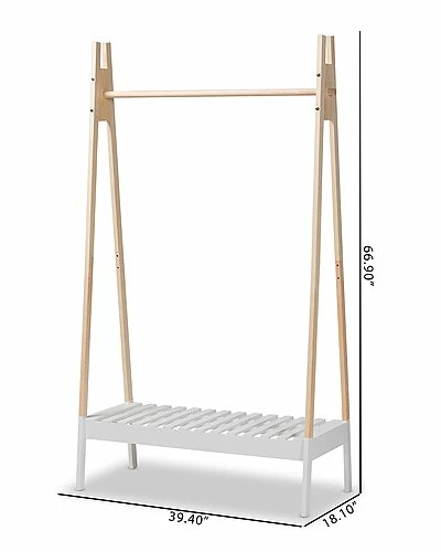 Baxton Studio Raylyn Freestanding Coat Hanger Home 5 Baxton Studio Raylyn Freestanding Coat Hanger Home - Image 3