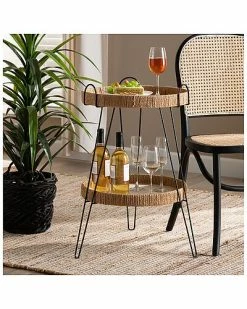 Baxton Studio Lorcan Mid-Century Modern End Table With Trays Home -Shop Style Sales 3050962673 RLLD 2