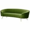 Pasargad Home Sorrento Collection Green Velvet Sofa 2 Pasargad Home Sorrento Collection Green Velvet Sofa -Shop Style Sales 3050965562 RLLD 1