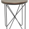 Peyton Lane Rustic Round Accent Table Home