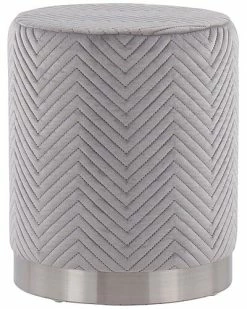 Lumisource Marla Chevron Ottoman Home