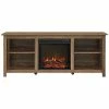 Hewson Mission-Style Fireplace Tv Stand For Tvs Up To 65In Home