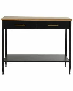 Peyton Lane Brown Contemporary Metal Console Table Home -Shop Style Sales 3050997900 RLLD 3