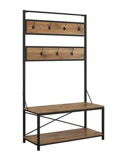 Hewson Industrial 72in Entryway Hall Tree Home